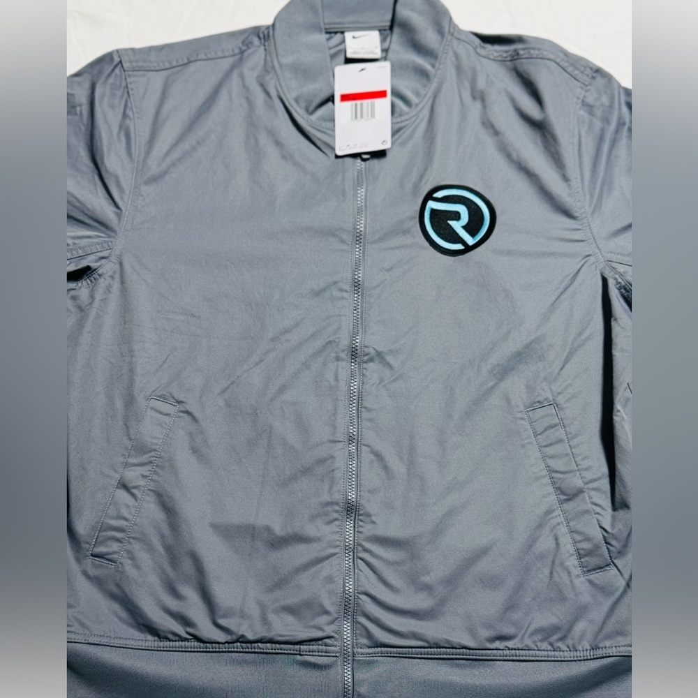 Nike Men’s Bomber Jacket SZ Large With Racing Team Logo On Front. Brand New